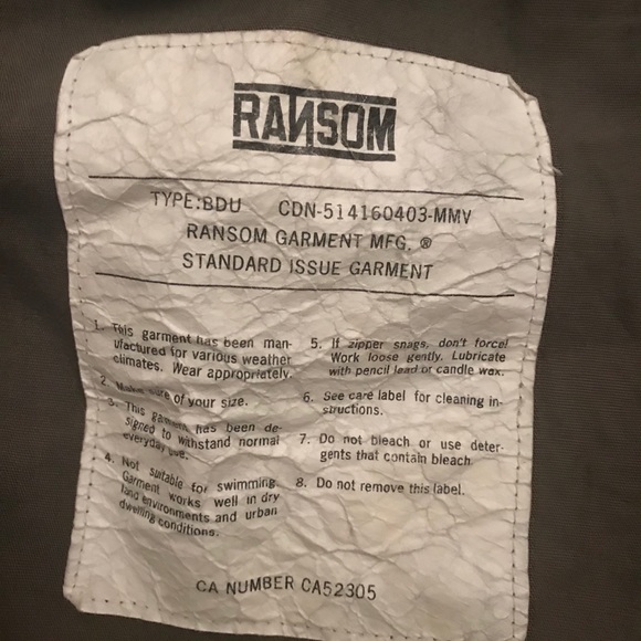 Vintage Ransom green canvas jacket - Picture 4 of 10